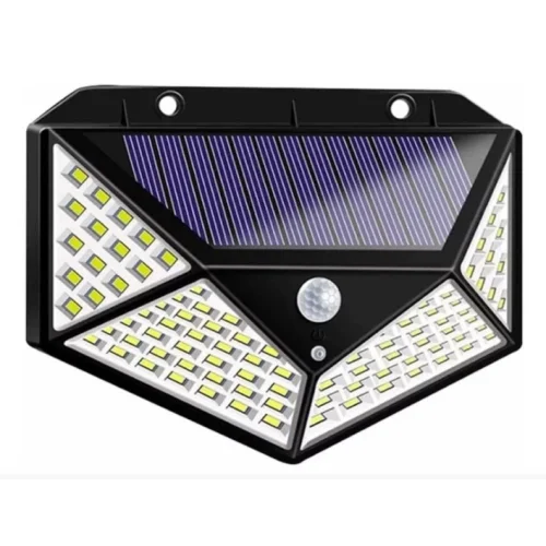 Mey İthalat® Solar Hareket Sensörlü Duvar Lambası 100 Led