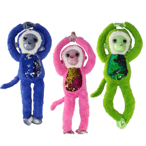 Mey İthalat® Süslü Maymunlar Peluş Oyuncak 45 cm 1 adet