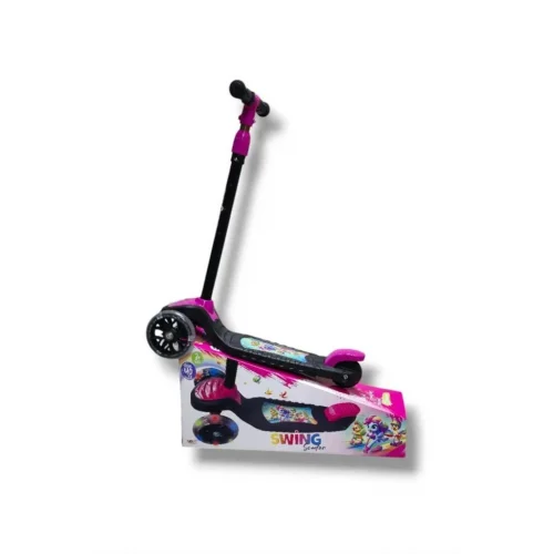 Mey İthalat® SWİNG SCOOTER PEMBE IŞIKLI