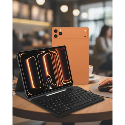 Mey İthalat® Tablet Bilgisayar Klavyeli Çok Amaçlı Eğitim İş ve Eğlence Uyumlu