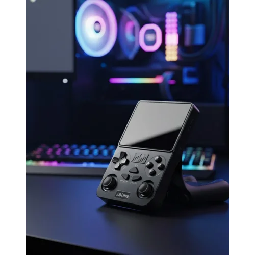 Mey İthalat® Taşınabilir Retro Oyun Konsolu 3.5 İnç Ekran Wi-Fi Destekli