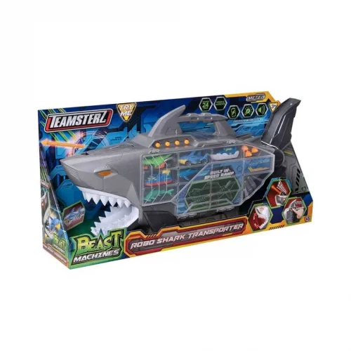 Mey İthalat®  Teamsterz Beast Machines Robo Shark Çantalı Transporter