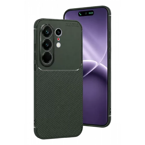 Mey İthalat®  Tecno Camon 50 Pro 5G Auto Focus Karbon Kapak - Koyu Yeşil