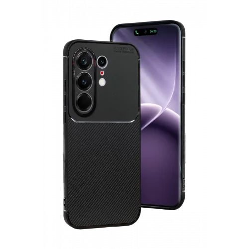 Mey İthalat®  Tecno Camon 50 Pro 5G Auto Focus Karbon Kapak - Siyah