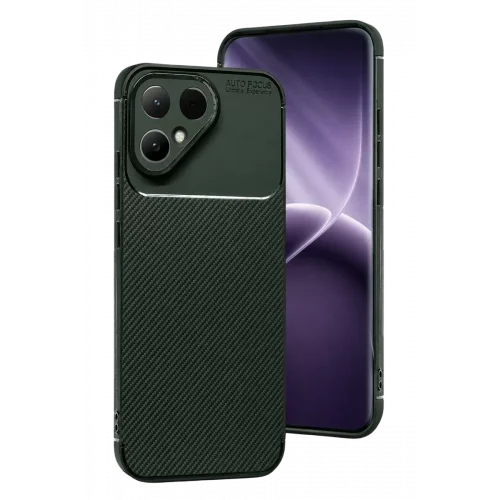 Mey İthalat®  Tecno Pova Curve 2 5G Auto Focus Karbon Kapak - Koyu Yeşil