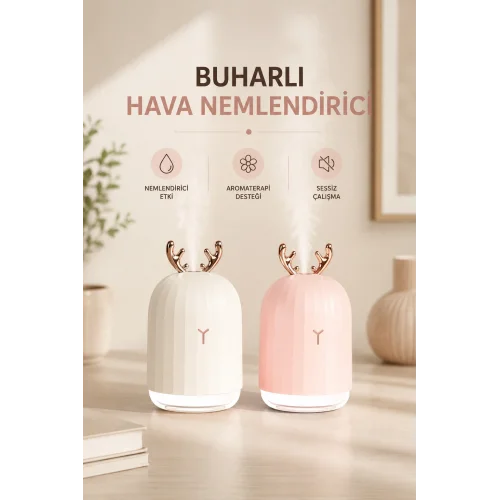 Mey İthalat® Temiz Hava Nemlendirici Tavşanlı Aromaterapi