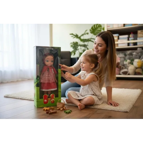 Mey İthalat® TOYX038 KIRMIZI BAŞLIKLI KIZ-