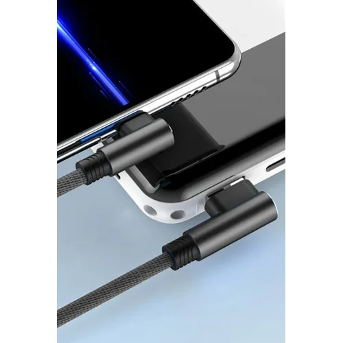 Mey İthalat®  USB to Lightning 3M 2.4A Kablo - Siyah