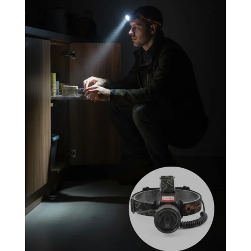 Mey İthalat® USB Type C Şarjlı Sensörlü Kafa Lambası Uzun Ömürlü Batarya