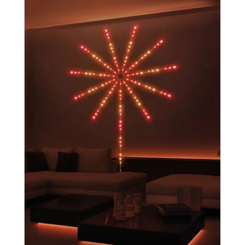 Mey İthalat® Uygulama Destekli RGB LED Havai Fişek Duvar Aydınlatması