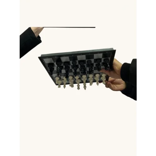 Mey İthalat® VRD10660 MIKNATISLI KATLANABİLİR SATRANÇ
