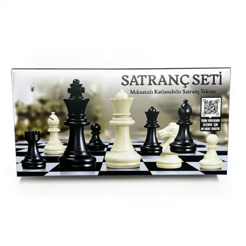 Mey İthalat® VRD10660 MIKNATISLI KATLANABİLİR SATRANÇ SET