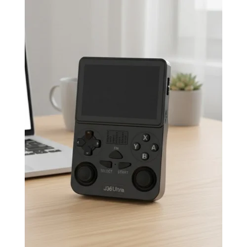 Mey İthalat® Wi-Fi Özellikli Taşınabilir Retro Oyun Konsolu Analog Joystickli