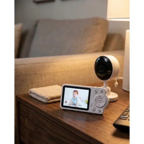 Mey İthalat® WiFi Gerektirmeyen Dijital Şifrelemeli Bebek Monitörü