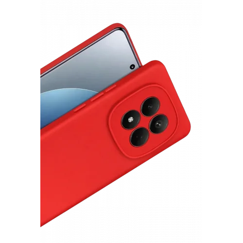 Mey İthalat®   Redmi Note 15 Pro 4G First Silikon - Kırmızı