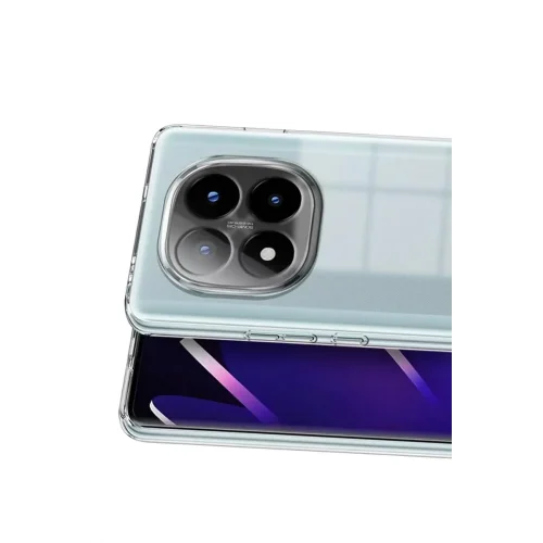 Mey İthalat®   Redmi Note 15 Pro 5G Lüx Şeffaf Silikon - Şeffaf