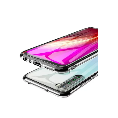 Mey İthalat®   Redmi Note 8 Kılıf Lüx Şeffaf Silikon