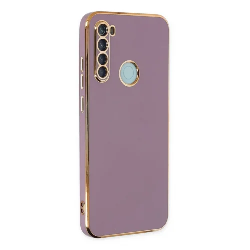 Mey İthalat®  Xiaomi Redmi Note 8 Kılıf Volet Silikon - Mor