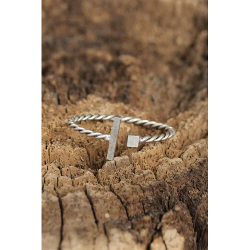 Mey İthalat® Yeni Sezon Geometrik Tasarımlı Erkek Kelepçe Bileklik