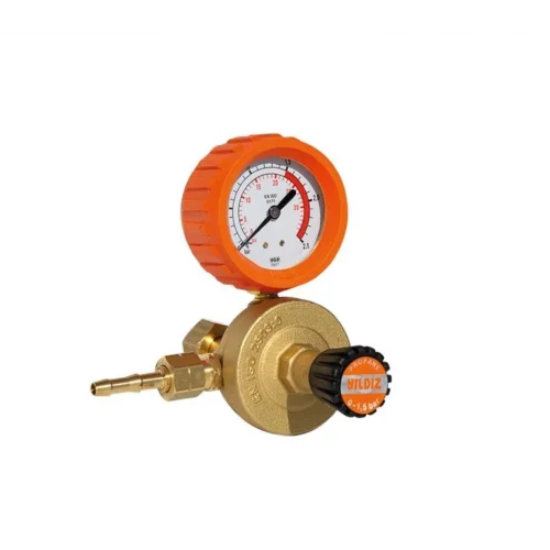 Mey İthalat® Yıldız 5120 Basınç Düsürücü Propan (Lpg) Manometreli