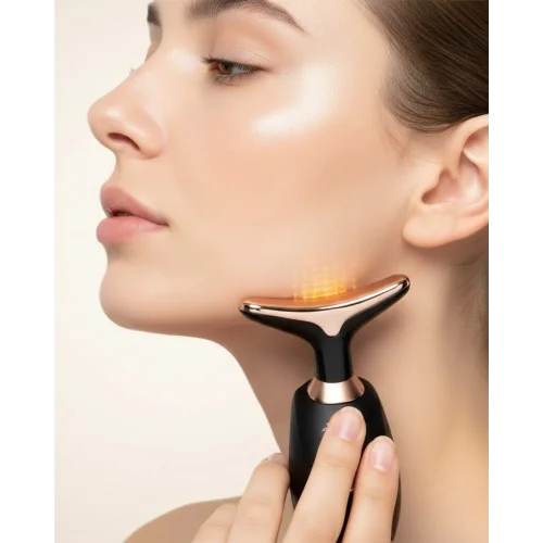 Mey İthalat® Yüz Masaj Aleti Pilli Cilt Bakım Cilt Sıkılaştırma Derinlemesine Temizler