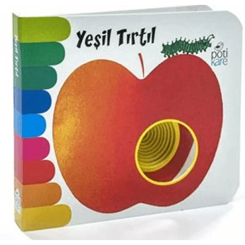 Mini Delikli Kitaplar Serisi - Yeşil Tırtıl