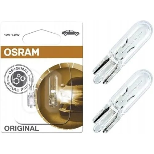 Mini Dipsiz Gösterge Ampul 12V 1.2W T5 2721-02b (2 Adet)
