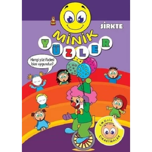 Minik Yüzler - Sirkte - Emojilerle Çıkartmalar