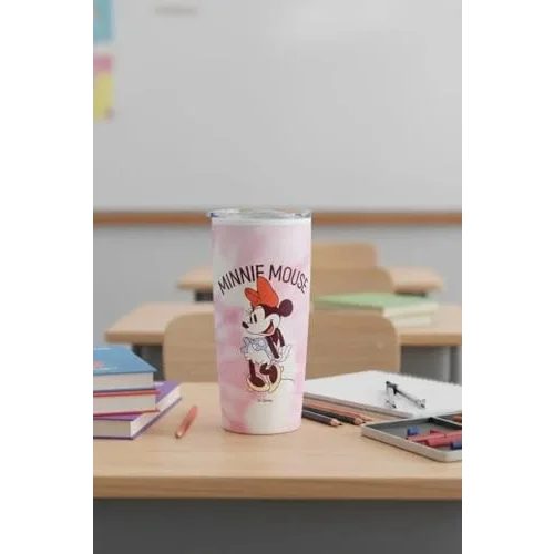 Minnie Mouse Lisanslı Batik Desenli Paslanmaz Çelik Bardak - 860 ml, 2015938410102