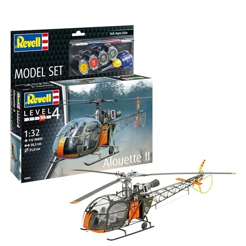 Model Set Alouette II Uçak Seti