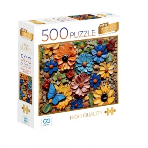 Mozaik Çiçekler Puzzle 500