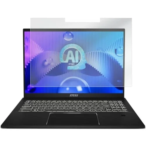 Msi Summit E16 Ai Studio 16 İnç İle Uyumlu Mat Ekran Koruyucu Notebook, Yansıma Ve Parlama Önleyici Parmak İzi Bırakmayan Laptop Koruma, 9H Temperli Kırılmaz Esnek Nano Cam 16:10