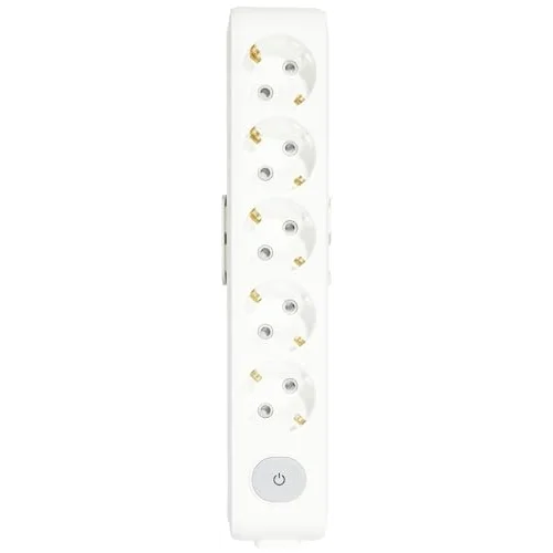 Multi-Let Beşli Anahtarlı Topraklı Çocuk Korumalı Klemensli