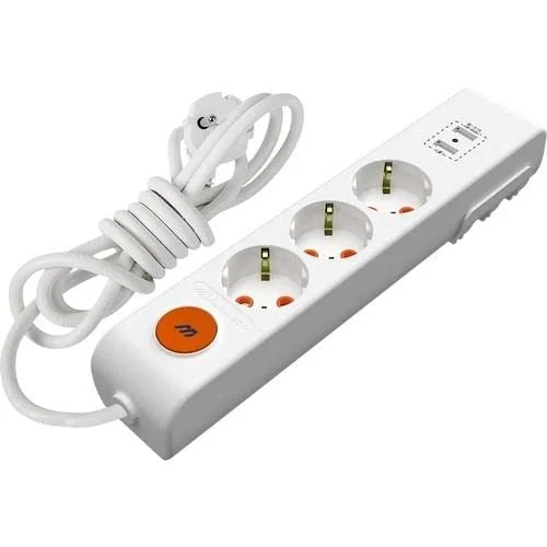 Mutlusan Ritech 3lü Usb Topraklı Priz Ç.Kor.2mt