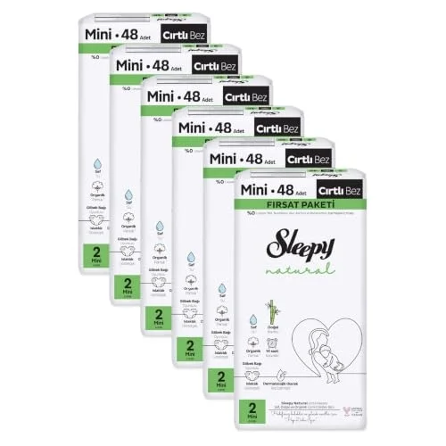 Natural Fırsat Paketi Bebek Bezi 2 Numara Mini 288 Adet