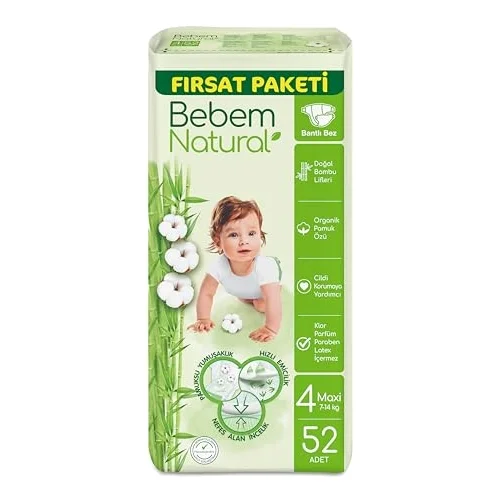 Natural Maxi 52li Bebek Bezi