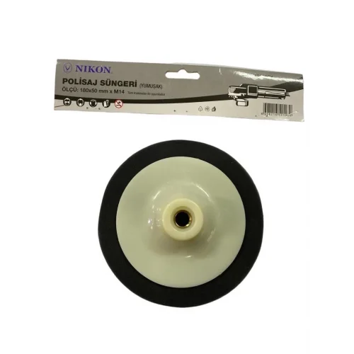 Mey İthalat® Nikon 18050SY Polisaj Süngeri 180 mm Siyah Yumuşak