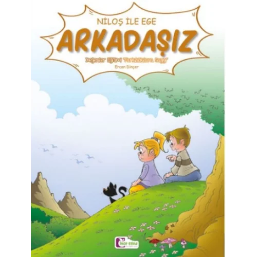 Niloş İle Ege - Arkadaşız 35*50 Kuşe Kağıt -Renkli Hikaye