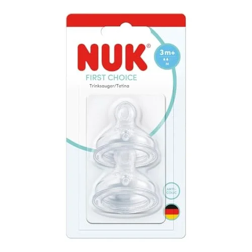 NUK First Choice Silikon Biberon emziği, M