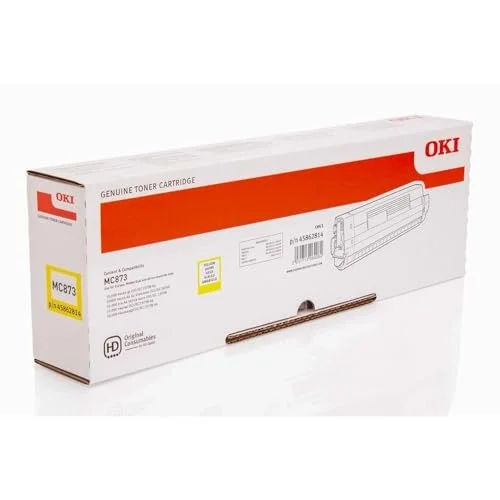 OKI MC873 toner Sarı için 10.000 sayfa