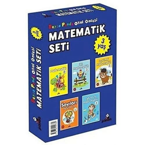 Okul Öncesi 3 Yaş Matematik Seti (5 Kitap)