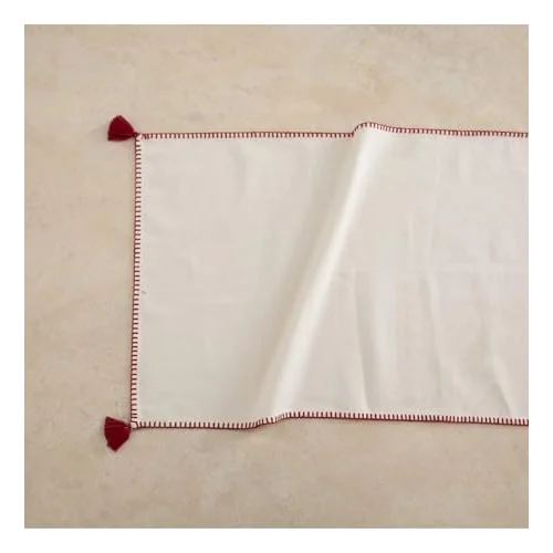 ORADEA PÜSKÜLLÜ RUNNER BORDO 45X145 CM