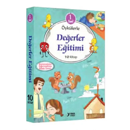 Öykülerle Değerler Eğitimi 1. Sınıflar İçin 10 Kitap Set