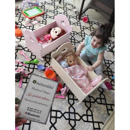 Oyuncak Beşik (beyaz)
