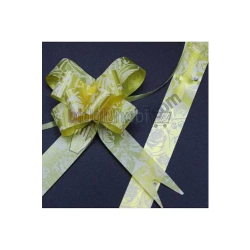 Paket Süsü Pratik Fiyonk 10lu 35 Cm Sarı