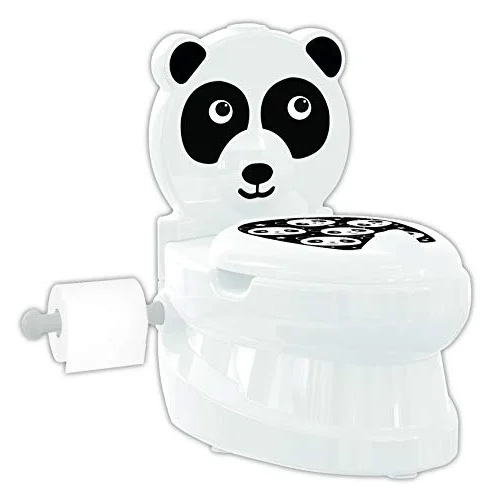 Panda Eğitici Lazımlık Educational Potty Tuvalet Siyah