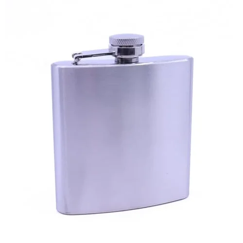 Paslanmaz Çelik Cep Matarası - Hip Flask 6 OZ