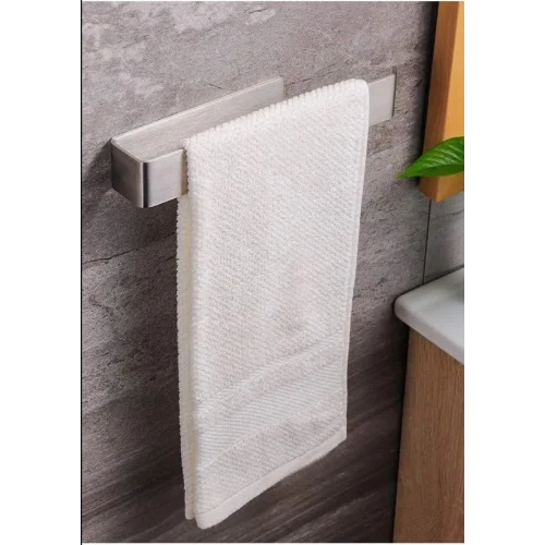 Paslanmaz Çelik Kağıt Rulo Havluluk, Peçetelik, Yapışkanlı Tasarım, Banyo Askısı