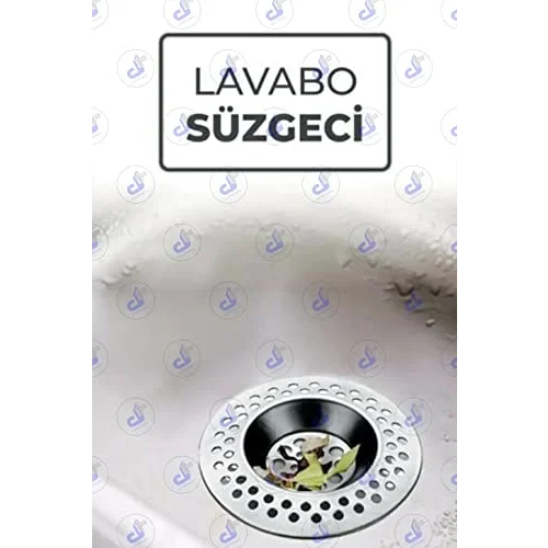 Paslanmaz Metal Lavabo Süzgeci