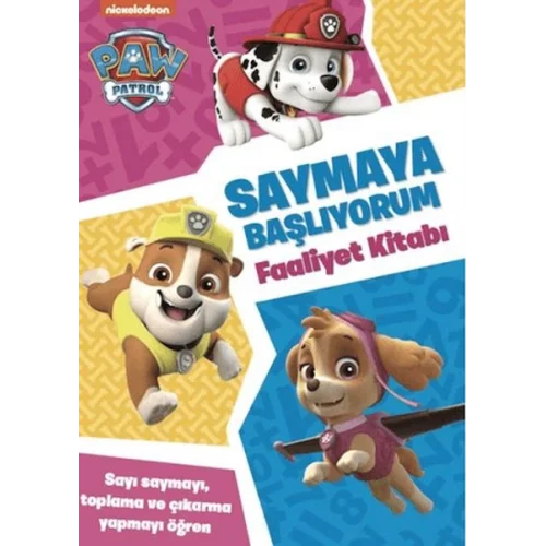 Paw Patrol - Saymaya Başlıyorum Faaliyet Kitabı